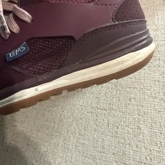 Lems Women's Burgundy Lace-Up Sneakers - Picture 10 of 12